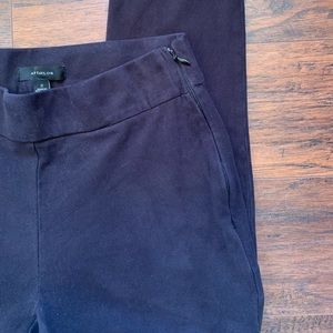 Black Suede Leggings